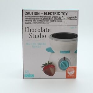Kids Cooking Playful Chef Chocolate Studio Real Treat Making Melting Pot